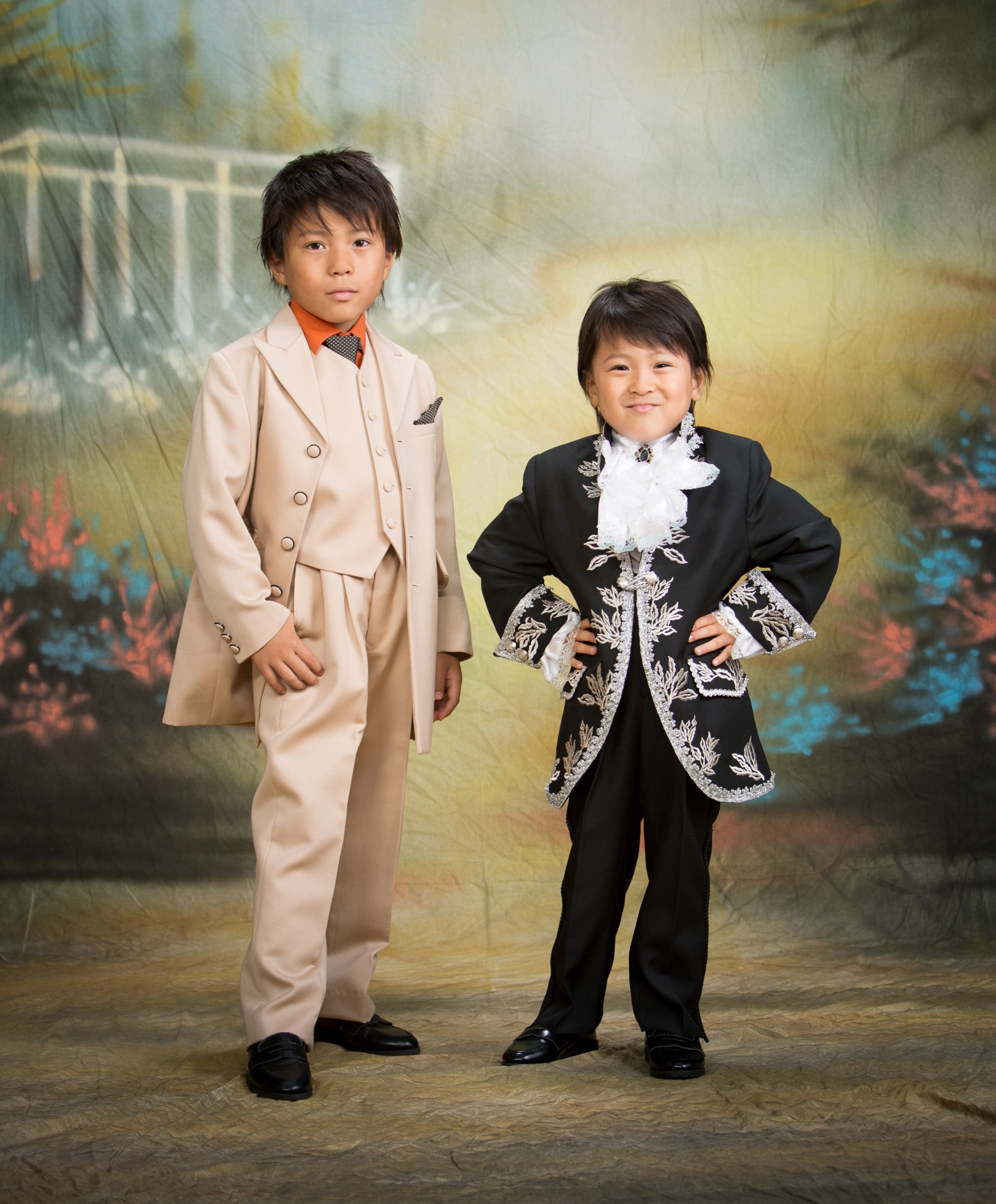 岡本スタジオ　七五三写真　七五三フォト　5歳男の子　洋装
