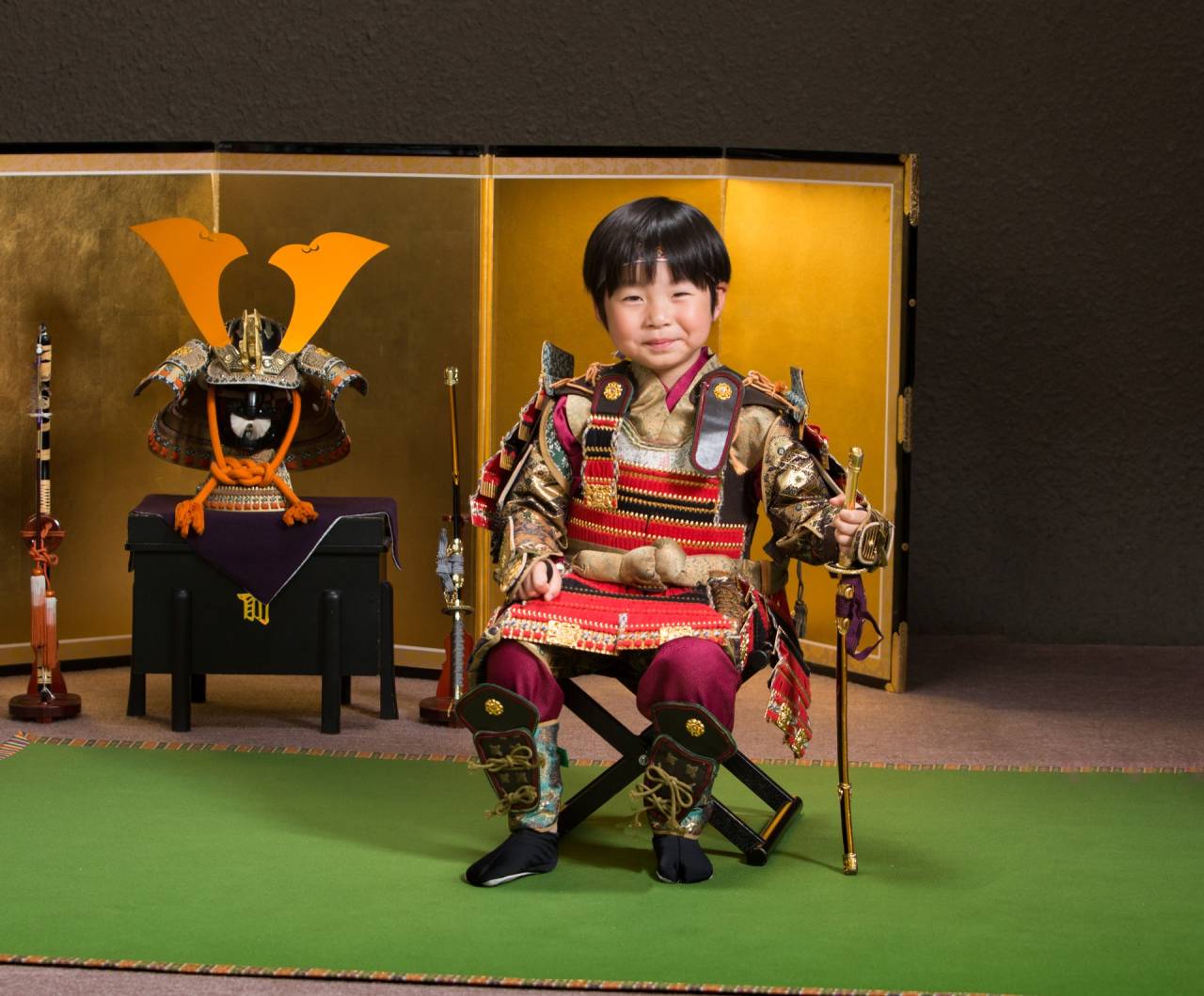 岡本スタジオ　七五三写真　七五三フォト　5歳男の子
